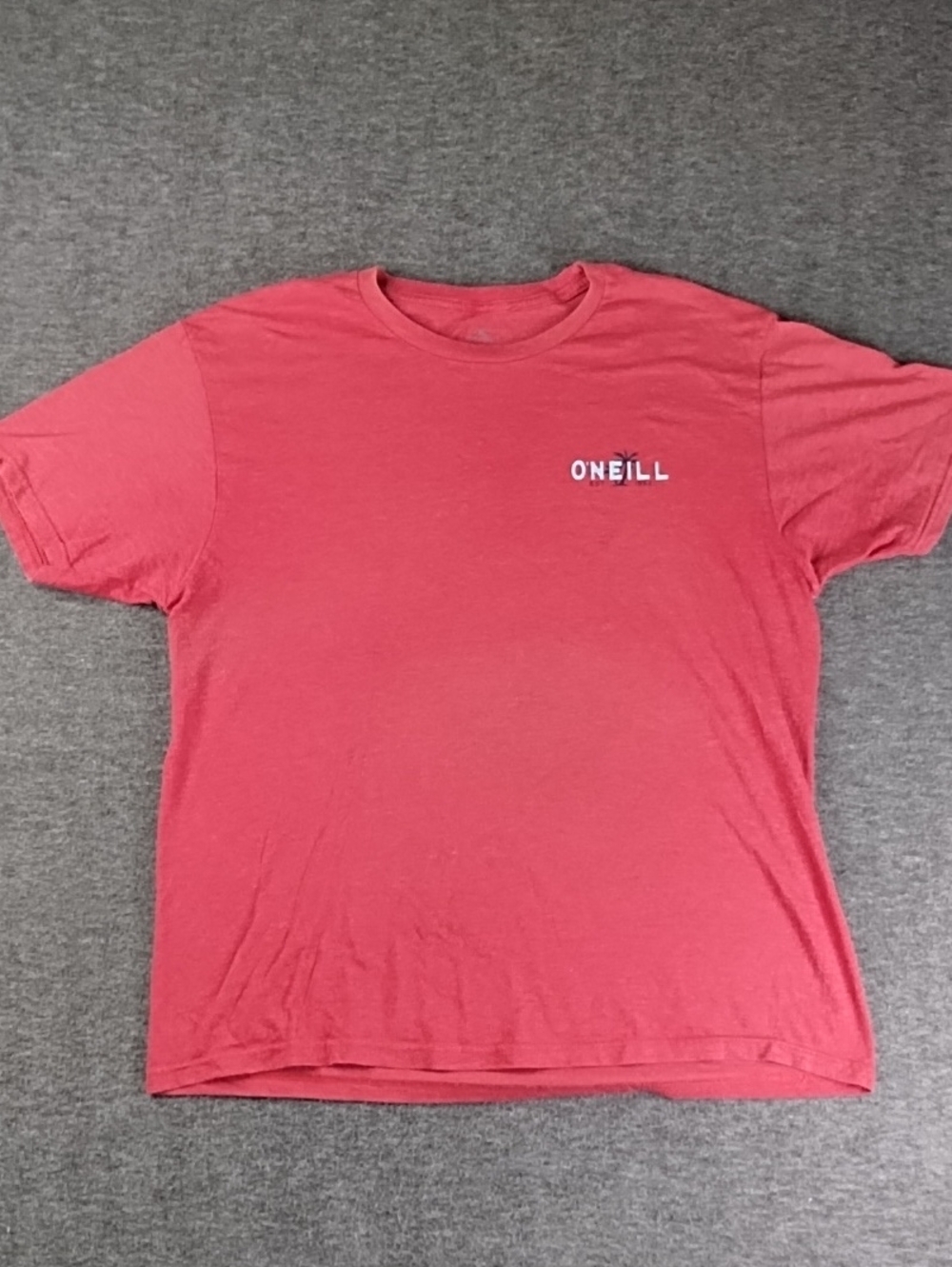 O'Neill Coral Red Short Sleeve Logo Tee